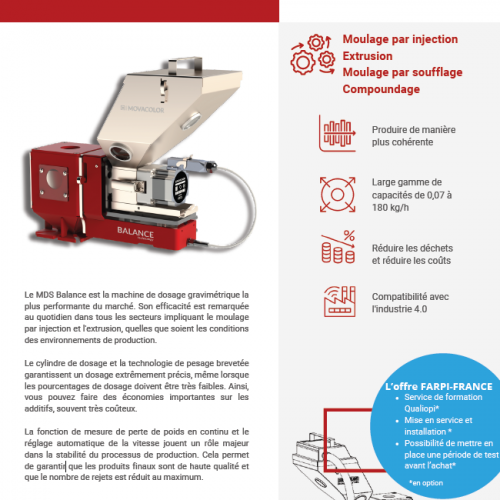 Fiche produit doseur gravimétrique MDS Balance 6 🇫🇷
