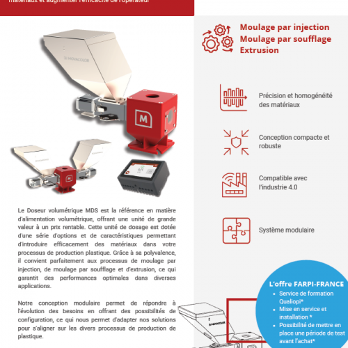 Fiche produit doseur MDS Volumetric Feeder 🇫🇷